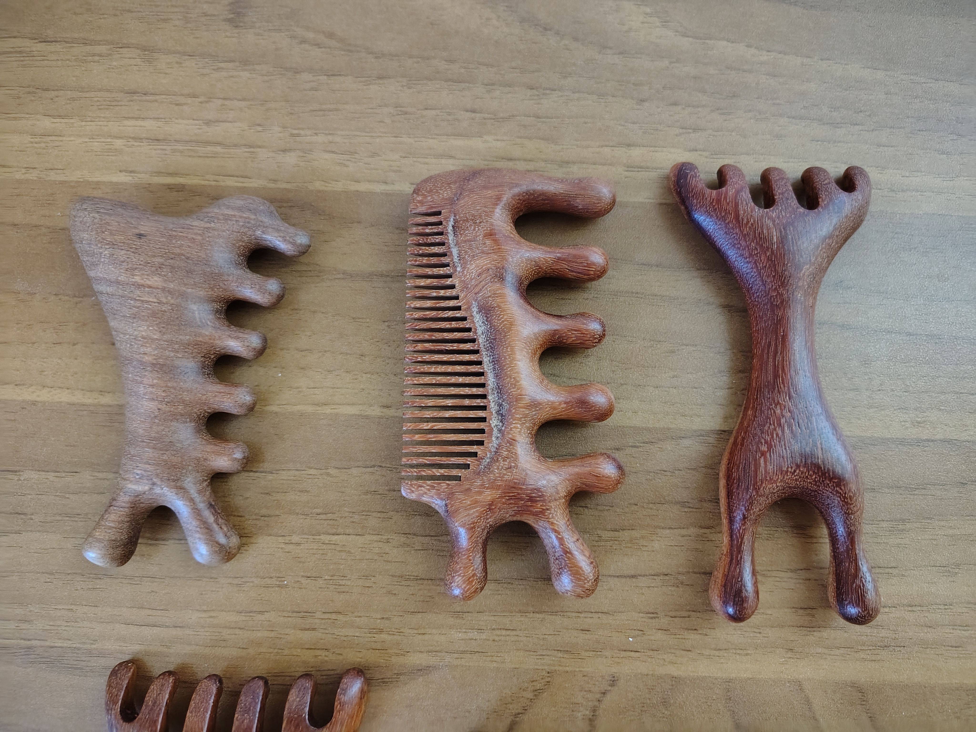 Set 5 strumenti a pettine per massaggio - Immagine 3