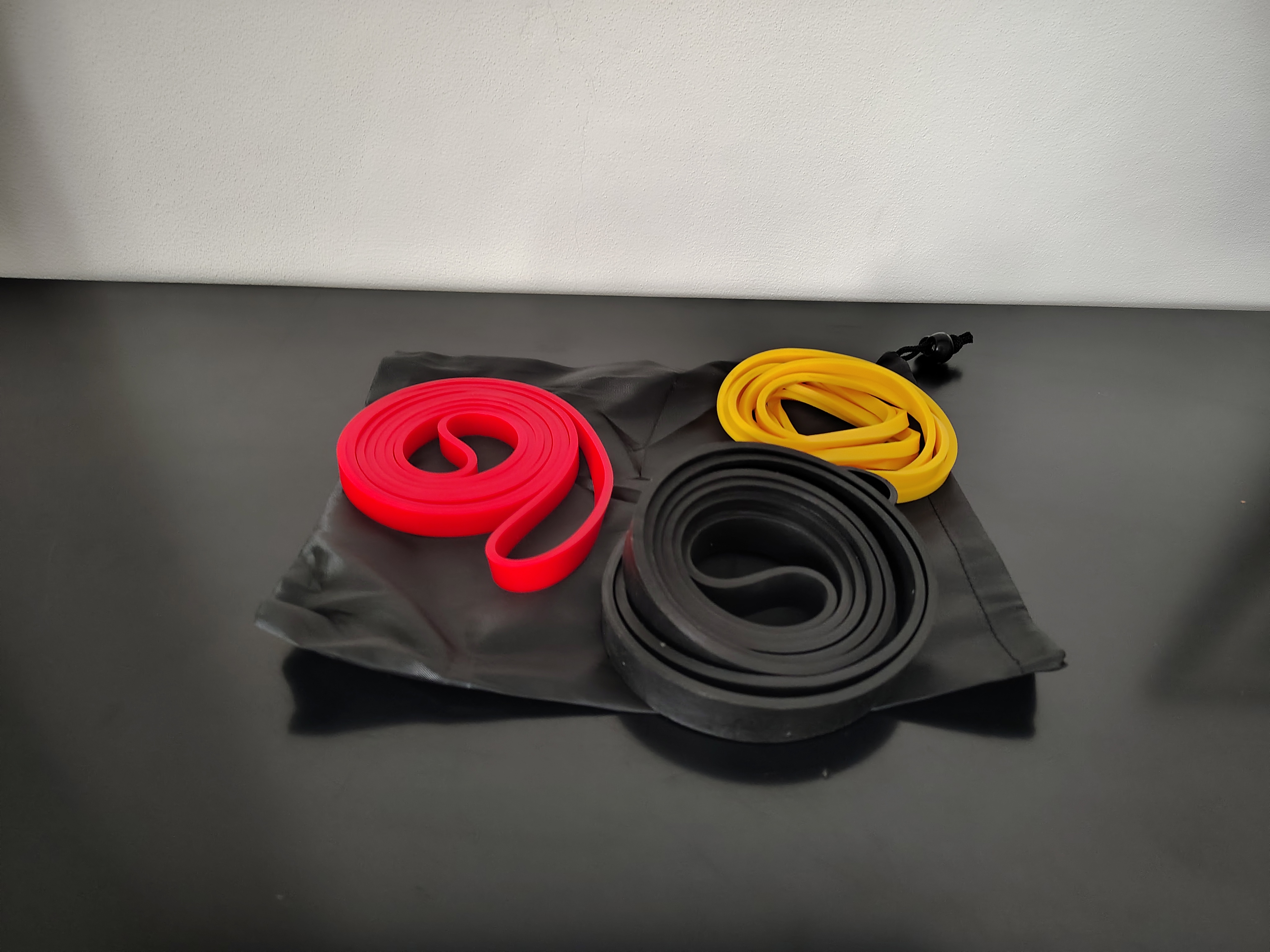 3 elastici fitness multicolore